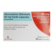 Купить Атомоксетин капс. 60 мг Европа :: Аналог Когниттера :: Glenmark №30 в Саратове